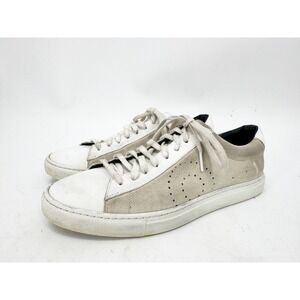 Oliver Cabell Low 1 Sneakers Size 39 White Cream Luxury Leather Suede Italian